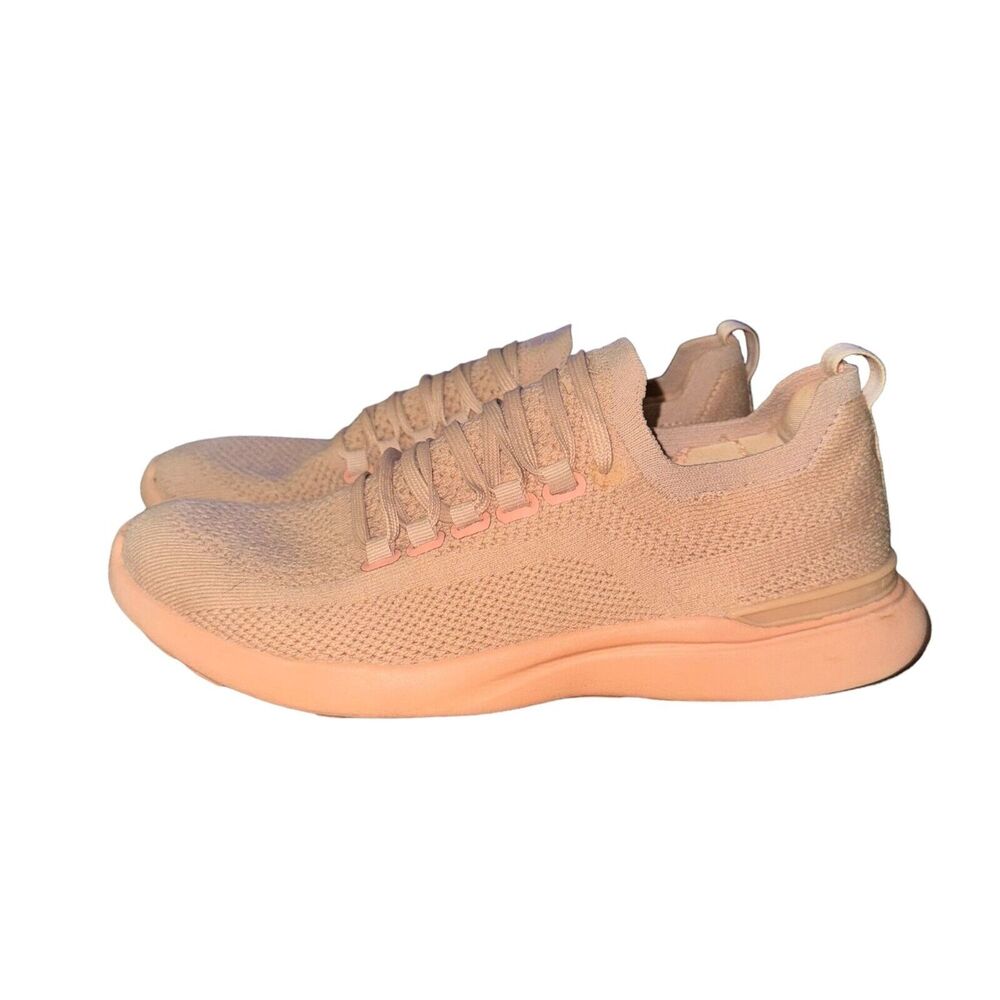 APL Athletic Propulsion Labs Techloom Breeze Sneakers Women's 7 Pink Knit Shoes